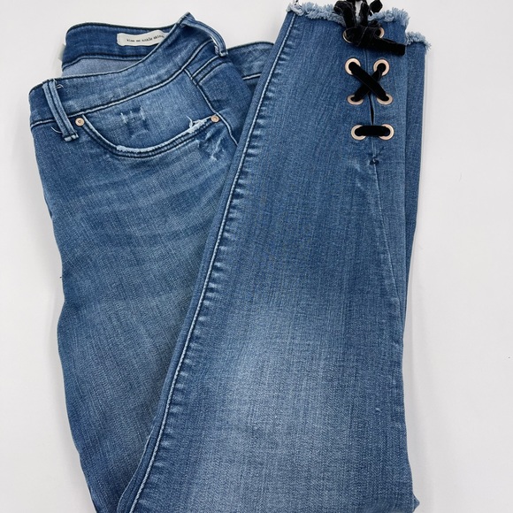 Jessica Simpson Skinny Jeans With Lace Up … - Picture 6 of 7